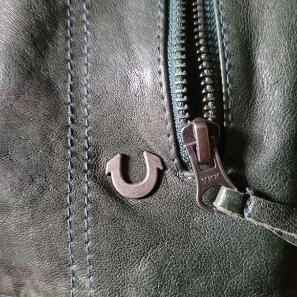 True Religion lambskin moto jacket - Picture 4 of 11